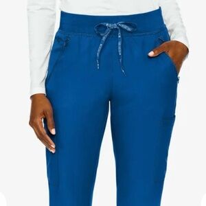 Women's MedCouture Royal Blue Scrub Pants. NWOT. MP